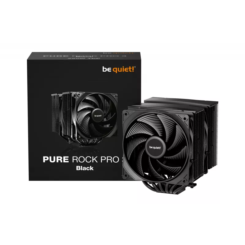 be quiet! Pure Rock Pro 3 Melns procesora gaisa dzesētājs 12 cm 1 gab.