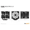 be quiet! Pure Rock Pro 3 LX Melns procesora gaisa dzesētājs 12 cm 1 gab.