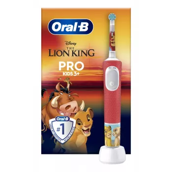 Oral-B Kids VITALITYPROLIONK elektriskā zobu suka bērniem rotējoši-oscilējoša zobu suka daudzkrāsaina