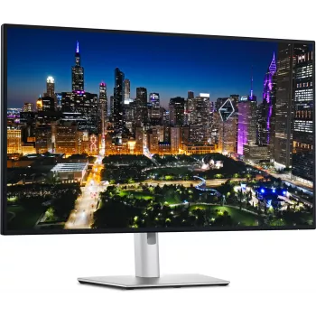 DELL UltraSharp U3225QE datora monitors 80 cm (31,5 collas) 3840 x 2160 pikseļi 4K Ultra HD LCD Melns, Sudrabs