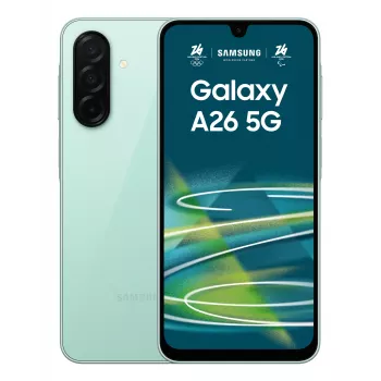 Viedtālrunis Samsung Galaxy A26 6,7 collu 128GB Piparmētra — 6 GB RAM, 5000 mAh, Super AMOLED, 120 Hz, IP67