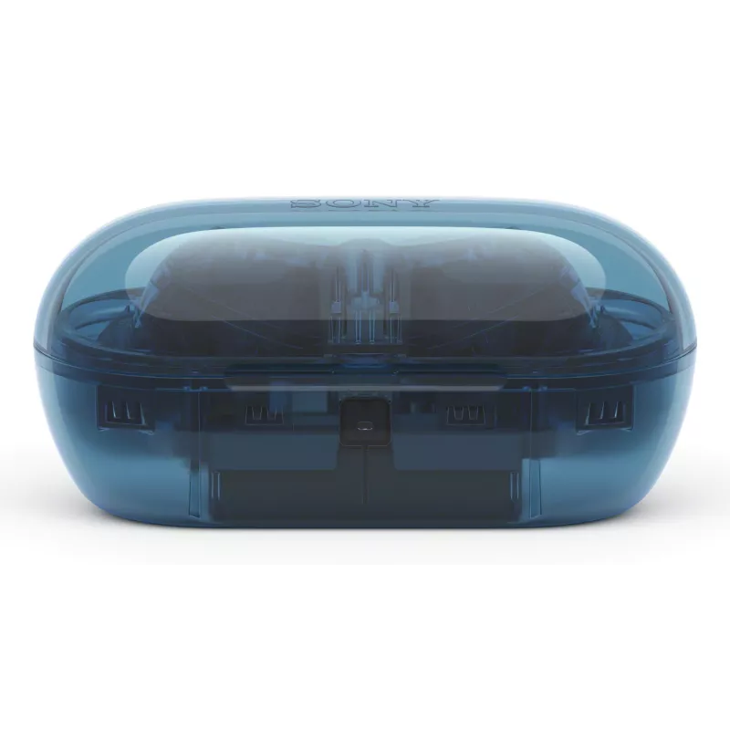 Austiņas Sony WFC710NL.CE7 iebūvētas True Wireless, Bluetooth 5.3, ANC, IPX4, 8.5/12 h atskaņošana, Glass Blue