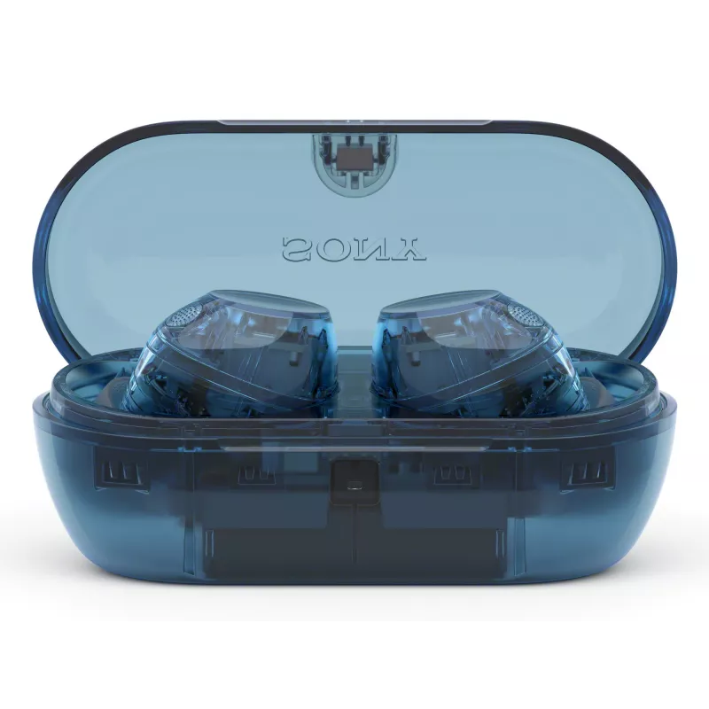 Austiņas Sony WFC710NL.CE7 iebūvētas True Wireless, Bluetooth 5.3, ANC, IPX4, 8.5/12 h atskaņošana, Glass Blue