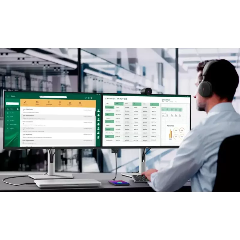 DELL Pro Plus P2425DE datora monitors 61 cm (24 colli) 2560 x 1440 pikseļi Quad HD LCD Melns