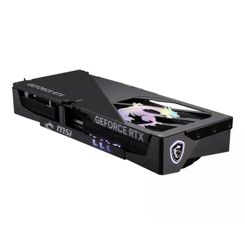 Grafikas karte MSI GeForce RTX 5070 Ti — 16 GB GDDR7, PCIe 5.0, 256 bitu, 3 ventilatori, 338 mm