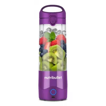 Pārnēsājamais blenderis NUTRIBULLET Portable 0.475 L — violeta, 2000 mAh baterija, Tritan bļoda