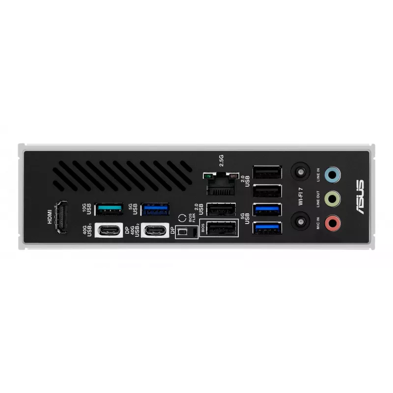 Mātesplate ASUS X870 MAX GAMING WIFI7 ATX — AMD X870, Socket AM5, DDR5, 4 DIMM, 256 GB, Wi‑Fi 7, Bluetooth 5.4, 3 M.2, 2x USB4 Gen3x2