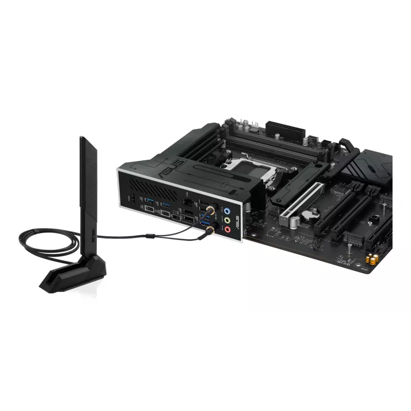 Mātesplate ASUS X870 MAX GAMING WIFI7 ATX — AMD X870, Socket AM5, DDR5, 4 DIMM, 256 GB, Wi‑Fi 7, Bluetooth 5.4, 3 M.2, 2x USB4 Gen3x2