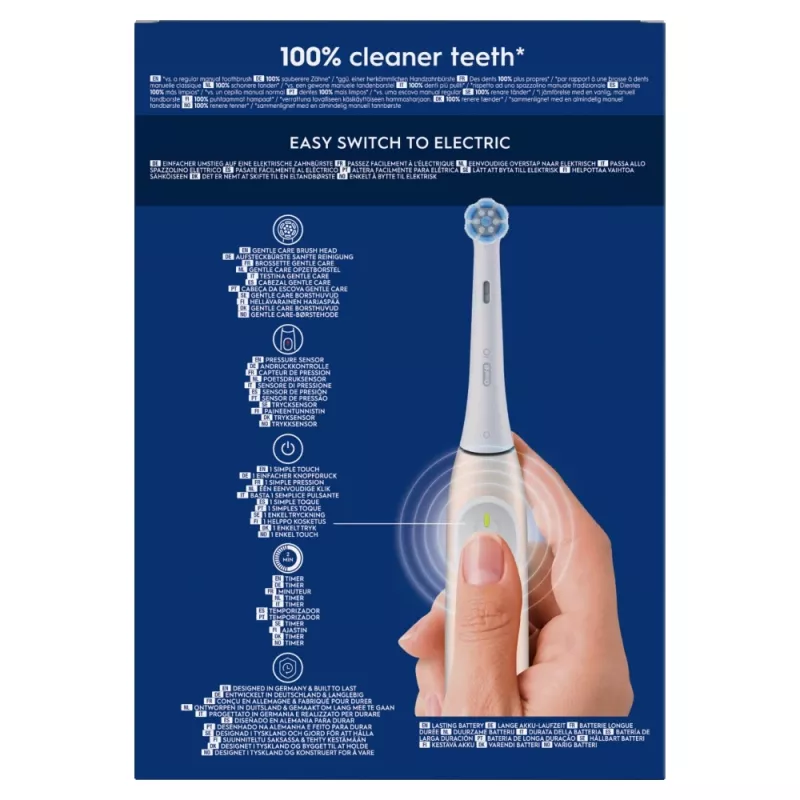 Electric Toothbrush Oral-B iO Series 2 Duo Melns Pink Rechargeable with Smart Pressure Sensor