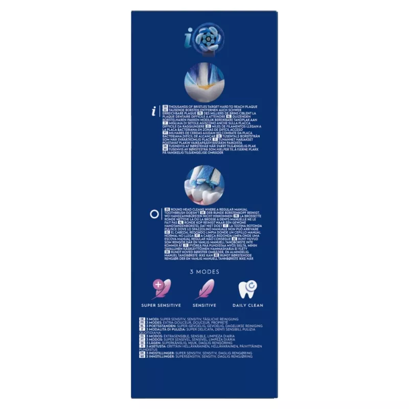 Electric Toothbrush Oral-B iO Series 2 Duo Melns Pink Rechargeable with Smart Pressure Sensor
