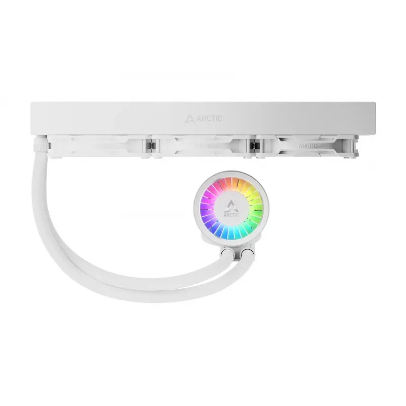 ARCTIC Liquid Freezer III Pro 360 A-RGB (Balts) - Daudzsaderīgs visaptverošs CPU ūdens dzesētājs ar A-RGB