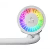 ARCTIC Liquid Freezer III Pro 360 A-RGB (Balts) - Daudzsaderīgs visaptverošs CPU ūdens dzesētājs ar A-RGB