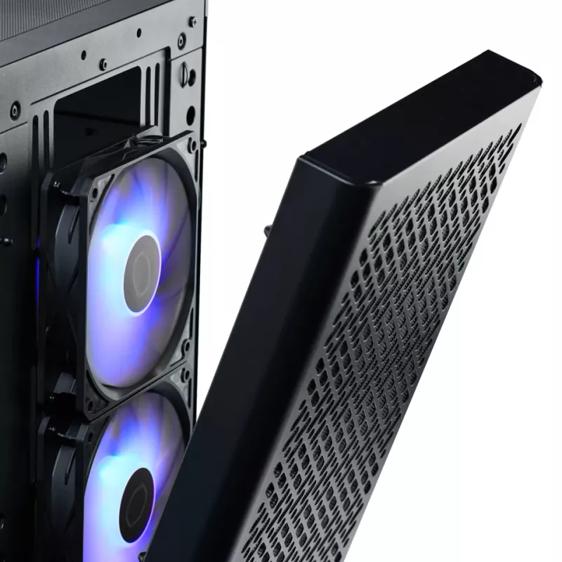 PC korpuss Cooler Master Elite 502 Midi Tower Melns