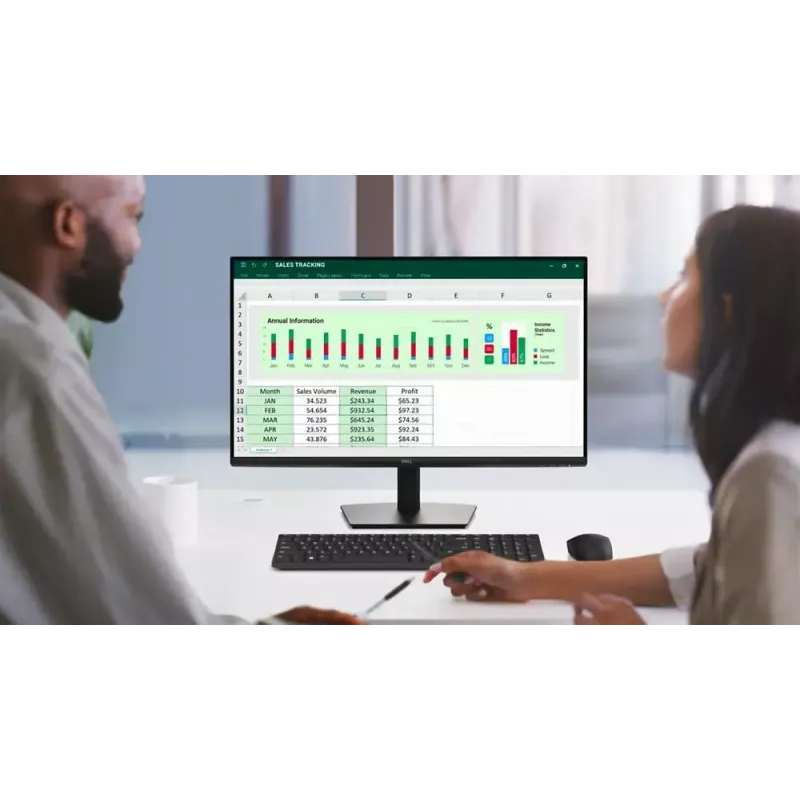 DELL E Series E2725HM datora monitors 68,6 cm (27 colli) 1920 x 1080 pikseļi Full HD LCD Melns