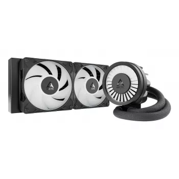 ARCTIC Liquid Freezer III Pro 240 A-RGB — daudzkompatibils visaptverošs CPU ūdens dzesētājs ar A-RGB melnu