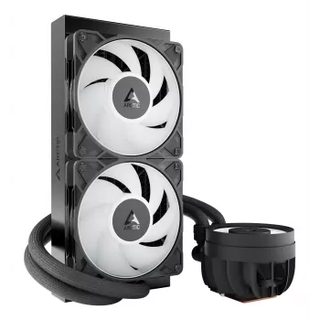 ARCTIC Liquid Freezer III Pro 240 A-RGB — daudzkompatibils visaptverošs CPU ūdens dzesētājs ar A-RGB melnu