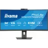 iiyama ProLite XCB3497WQSNPH-B1 datora monitors 86,4 cm (34 colli) 3440 x 1440 pikseļi UltraWide Quad HD LED Melns