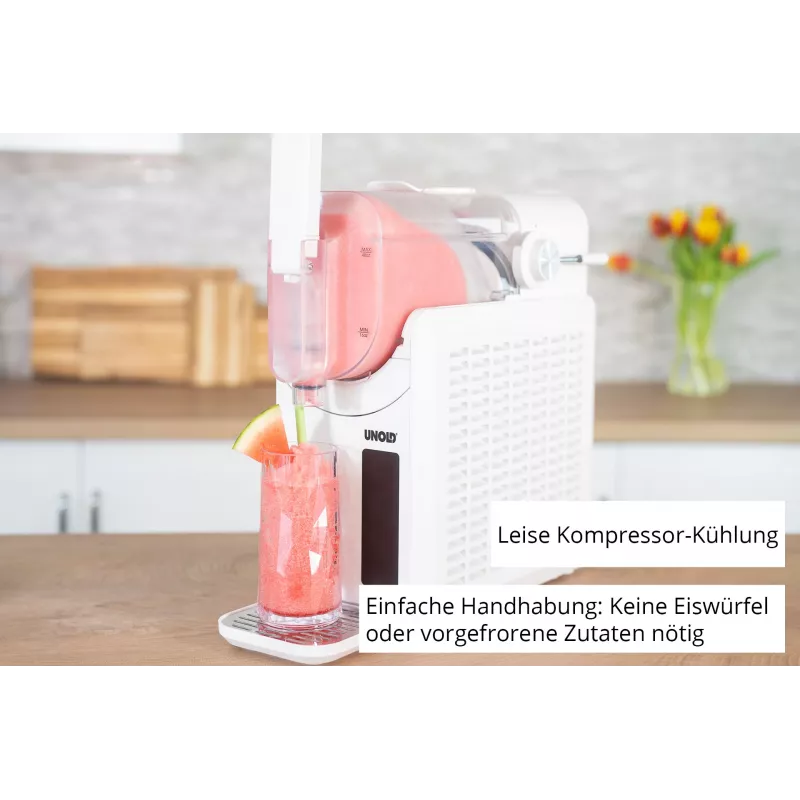 Unold Slush-Eismaschine Susi 48940 kompresora saldējuma mašīna 2 L 220 W Balta
