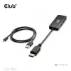 CLUB3D DisplayPort™ uz Triple HDMI™ 8K60Hz centrālmezgls, DisplayPort, HDMI, 2.1b/1.4a, 13,5 Mbit/s, 120 Hz, 3840 x 2160, 7680 x 4320