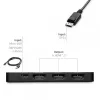 CLUB3D DisplayPort™ uz Triple HDMI™ 8K60Hz centrālmezgls, DisplayPort, HDMI, 2.1b/1.4a, 13,5 Mbit/s, 120 Hz, 3840 x 2160, 7680 x 4320