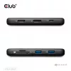 CLUB3D 8-1 portatīvā dokstacija USB Type-C® 10Gbps uz HDMI™ un DisplayPort™ 8K30Hz PD līdz 100W