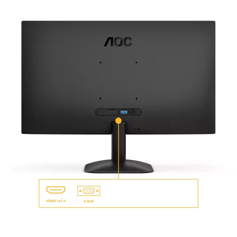 AOC 24B31H datora monitors 60,5 cm (23,8 collu) 1920 x 1080 pikseļi Full HD Melns