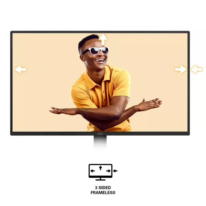AOC 24B31H datora monitors 60,5 cm (23,8 collu) 1920 x 1080 pikseļi Full HD Melns
