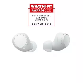 Sony WF-C510 austiņas True Wireless Stereo (TWS) Iekšauss Zvanīšanai/Mūzikai/Sportam/Ikdienai Baltā krāsā