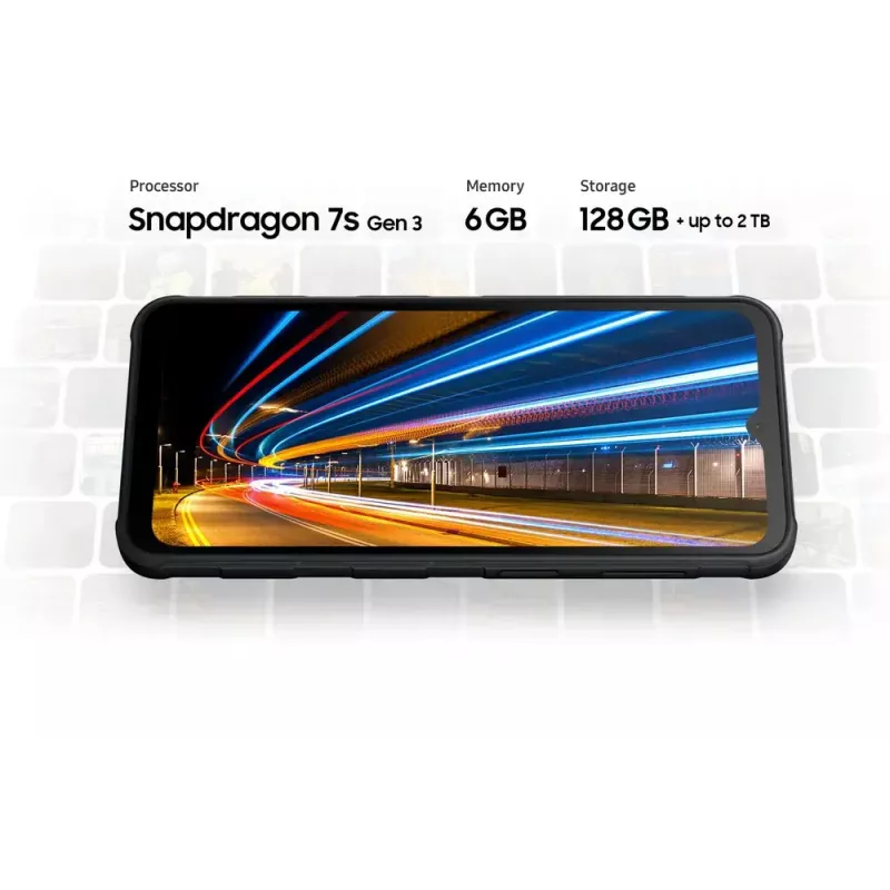 Samsung Galaxy XCover7 Pro Enterprise Edition XCover7 Pro 16.8 cm (6,6 collu) Dual SIM Android 15 5G USB Type-C 6 GB 128 GB 4350 mAh Melns