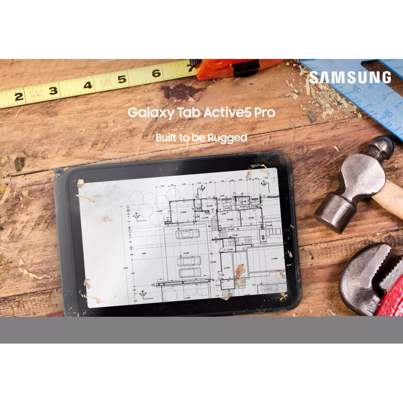 Samsung Galaxy Tab Active5 Pro Active5 Pro 5G Enterprise Edit Snapdragon LTE 256 GB 25,6 cm (10,1 collu) 8 GB Wi-Fi 6 (802.11ax) Android 15 Zaļš