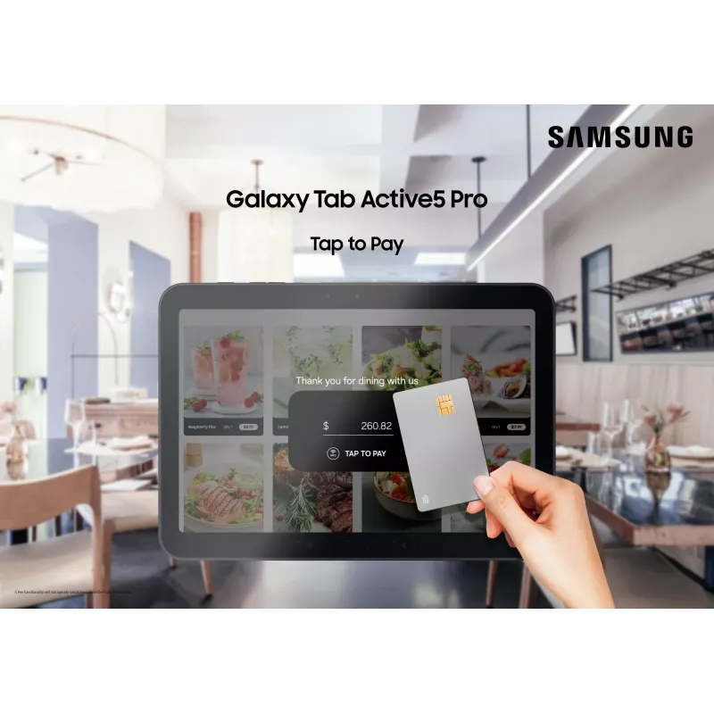 Samsung Galaxy Tab Active5 Pro Active5 Pro 5G Enterprise Edit Snapdragon LTE 256 GB 25,6 cm (10,1 collu) 8 GB Wi-Fi 6 (802.11ax) Android 15 Zaļš