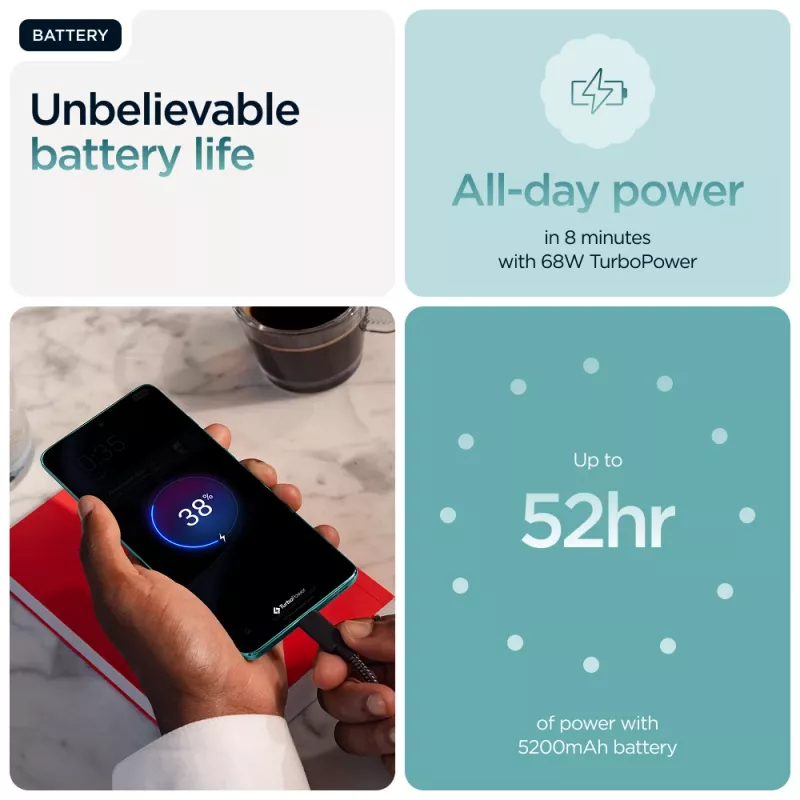 Motorola edge 60 fusion 16,9 cm (6,67 collu) Dual SIM Android 15 5G USB Type-C 8 GB 256 GB 5200 mAh Tirkīza