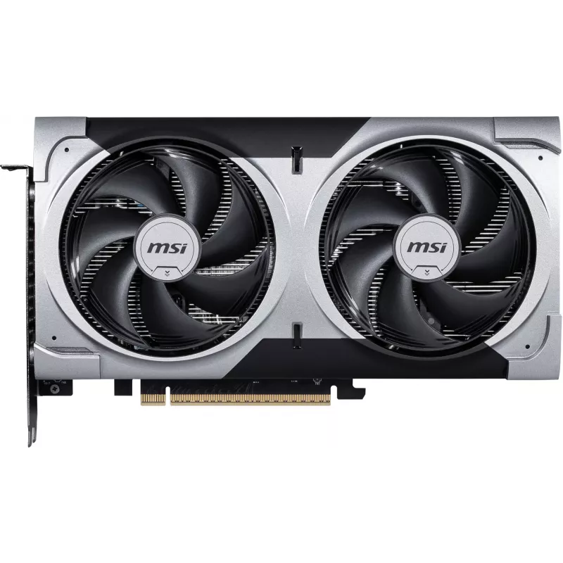 Grafikas karte MSI GeForce RTX 5060 Ti 8 GB GDDR7, PCIe 5.0, 4608 CUDA, 2602 MHz boost, 128-bit, 2 ventilatori, 180W