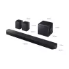 Skaņas josla Samsung HW-Q990F 11.1.4 kanāli, 756 W, melna, bezvadu zemfrekvences skaļrunis, HDMI, Wi‑Fi