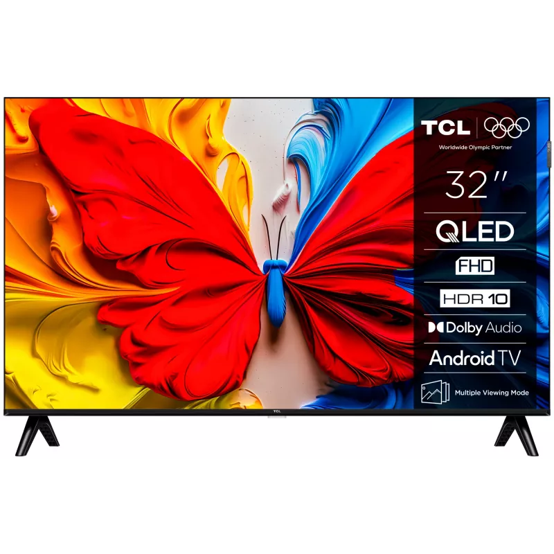TCL 32S5K televizors 81,3 cm (32 collas) Full HD Smart TV Wi-Fi Melns