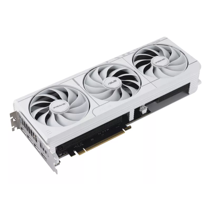 Grafikas karte ASUS GeForce RTX 5070 12 GB GDDR7, PCIe 5.0, 192-bit, balta, 3 ventilatori