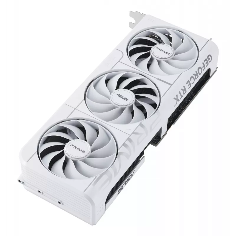 Grafikas karte ASUS GeForce RTX 5070 12 GB GDDR7, PCIe 5.0, 192-bit, balta, 3 ventilatori