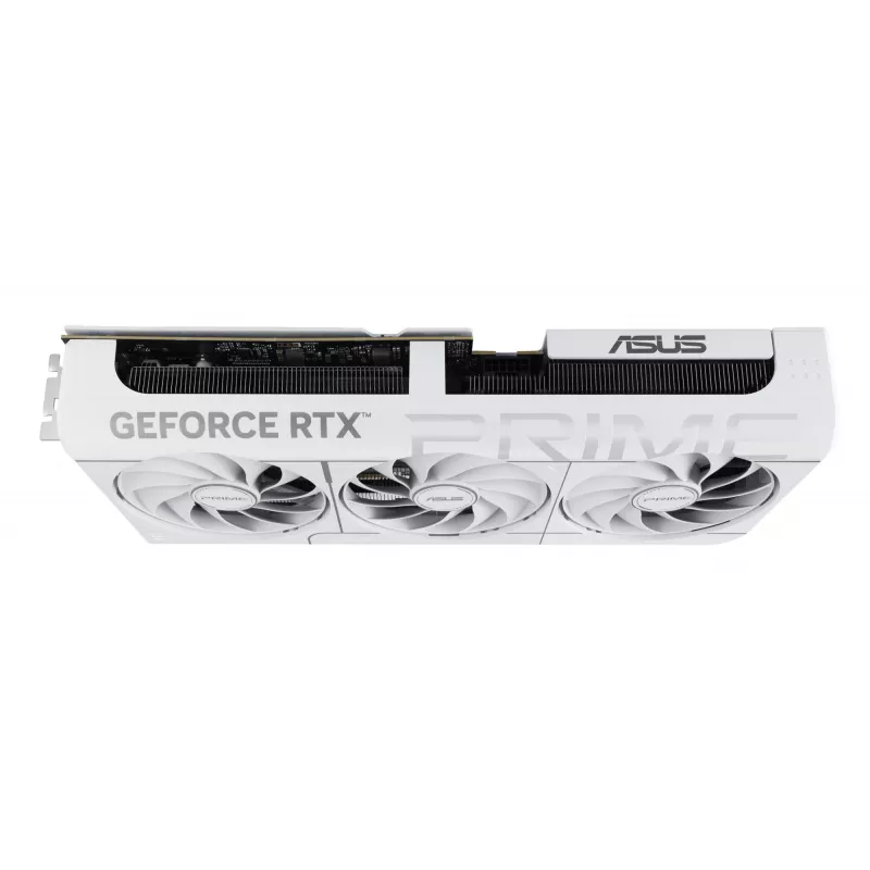 Grafikas karte ASUS GeForce RTX 5070 12 GB GDDR7, PCIe 5.0, 192-bit, balta, 3 ventilatori