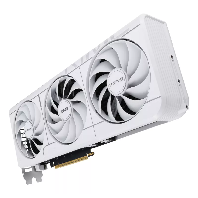 Grafikas karte ASUS GeForce RTX 5070 12 GB GDDR7, PCIe 5.0, 192-bit, balta, 3 ventilatori