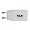 USB‑C lādētājs 2 gab. komplekts CLUB3D CAC-3020, 30 W kopējā jauda, balts