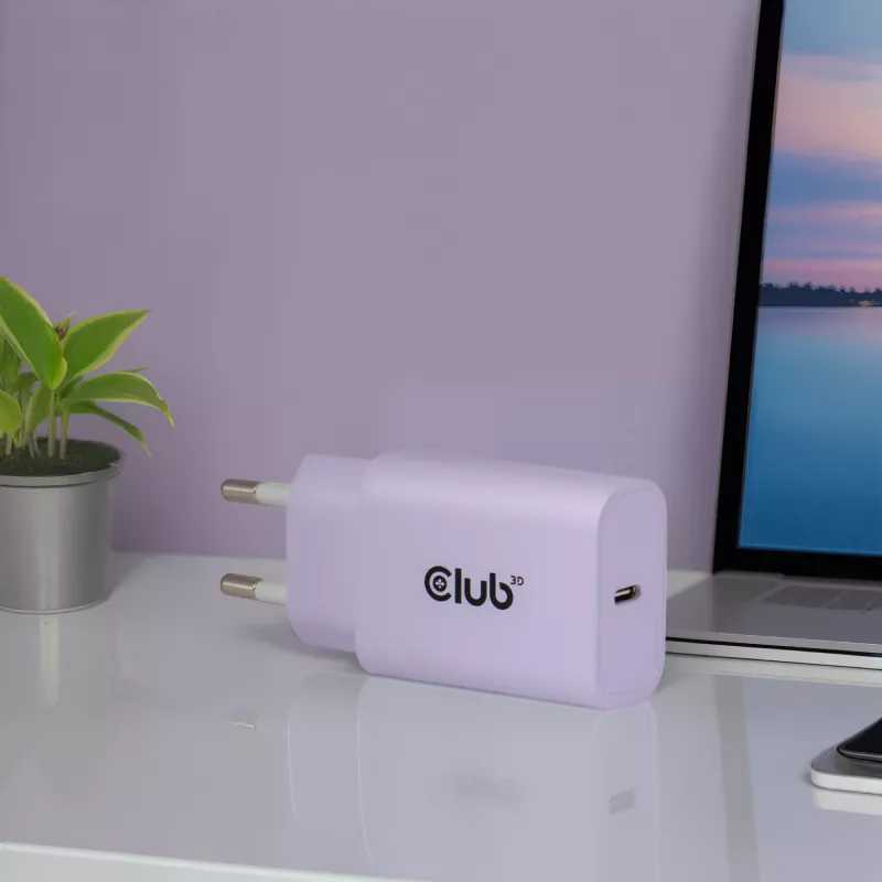 Strāvas adapteris club 3d USB-C lādētājs 30 W 2-pack kompakts tālruņiem un planšetdatoriem