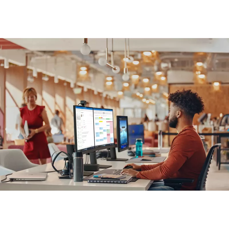 HP Series 3 Pro 23.8 collu FHD monitors - 324ph datora monitors 60,5 cm (23,8 colli) 1920 x 1080 pikseļi Full HD LCD melns