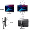 Philips 4000 sērijas 27B2N4500/00 datora monitors 68.6 cm (27 collas) 2560 x 1440 pikseļi Quad HD LCD Pelēks