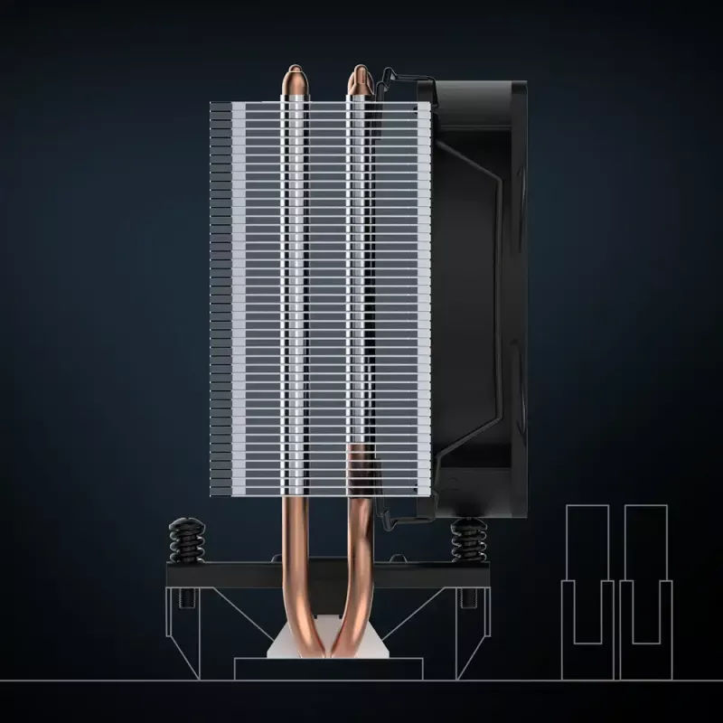 ARCTIC Freezer 8i - CO kompakts Intel CPU dzesētājs nepārtrauktai darbībai