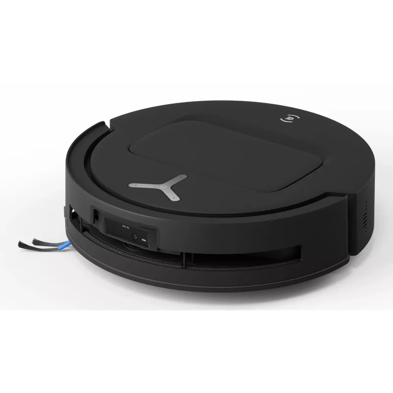 Robot putekļsūcējs Ecovacs Deebot T80 Omni — bez maisa, 3 L putekļu, 0,11 L ūdens, 6400 mAh, 297 min darbības laiks, melns