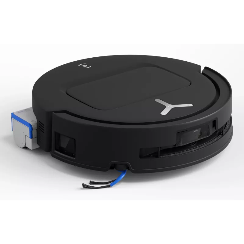 Robot putekļsūcējs Ecovacs Deebot T80 Omni — bez maisa, 3 L putekļu, 0,11 L ūdens, 6400 mAh, 297 min darbības laiks, melns