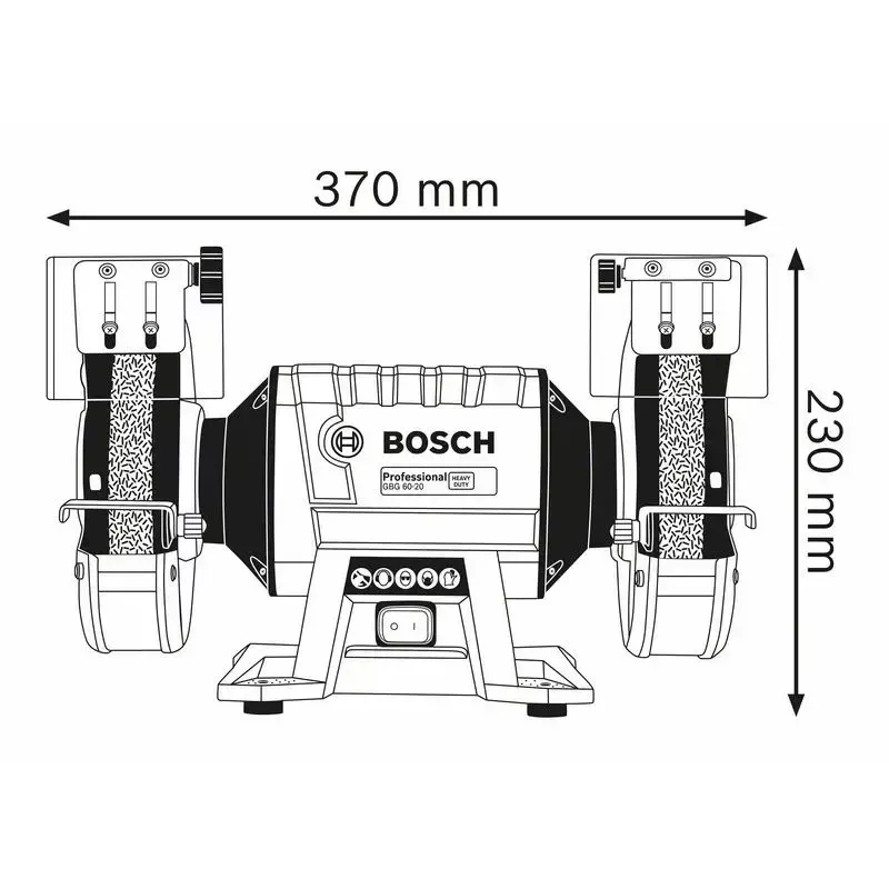 Bosch 0 601 27A 400 stenda slīpmašīna 3600 RPM 600 W