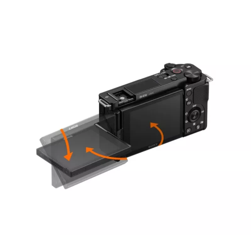 Sony α ZV-E10 MILC korpuss 24,2 MP CMOS 6000 x 4000 pikseļi Melns