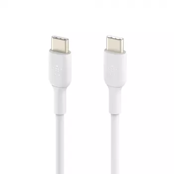 USB kabelis Belkin CAB003BT1MWH 1 m USB C Balts