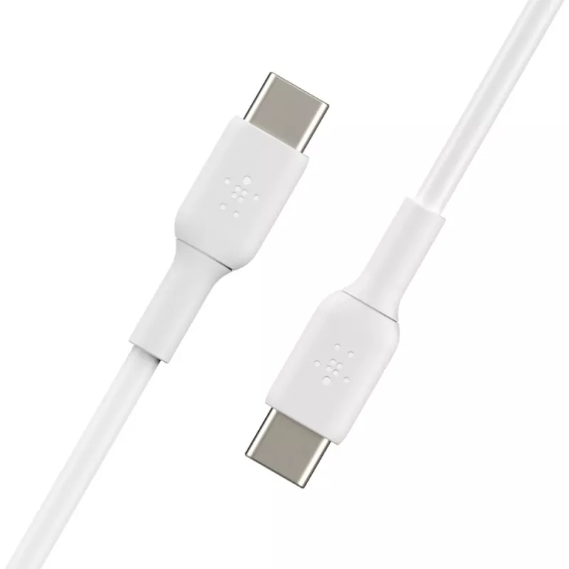 USB kabelis Belkin CAB003BT1MWH 1 m USB C Balts